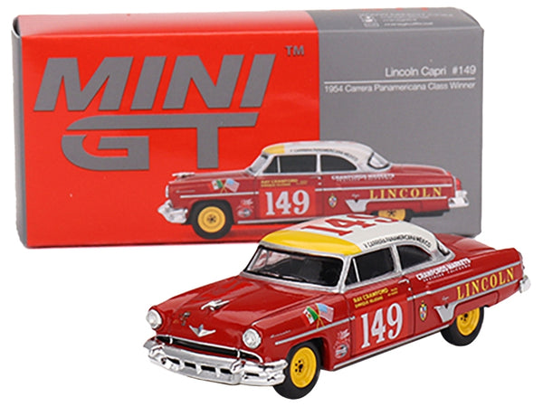 Lincoln Capri #149 Ray Crawford - Enrique Iglesias Class Winner "Carrera Panamericana" (1954) Limited Edition to 3960 pieces Worldwide 1/64 Diecast Model Car by True Scale Miniatures