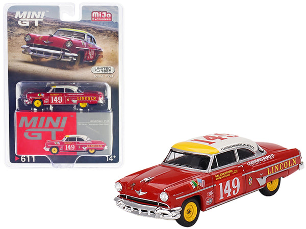 Lincoln Capri #149 Ray Crawford - Enrique Iglesias Class Winner "Carrera Panamericana" (1954) Limited Edition to 3960 pieces Worldwide 1/64 Diecast Model Car by True Scale Miniatures