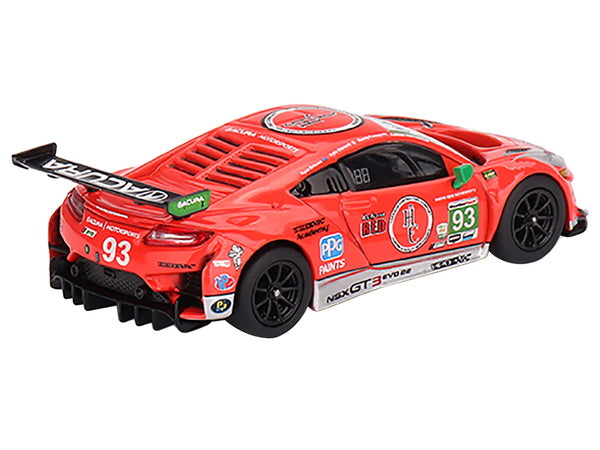 Acura NSX GT3 EVO22 #93 Ryan Briscoe - Danny Formal - Ashton Harrison - Kyle Marcelli "Racers Edge Motorsports with WTR Andretti" "24 Hours of Daytona" (2023) Limited Edition to 2400 pieces Worldwide 1/64 Diecast Model Car by True Scale Miniatures