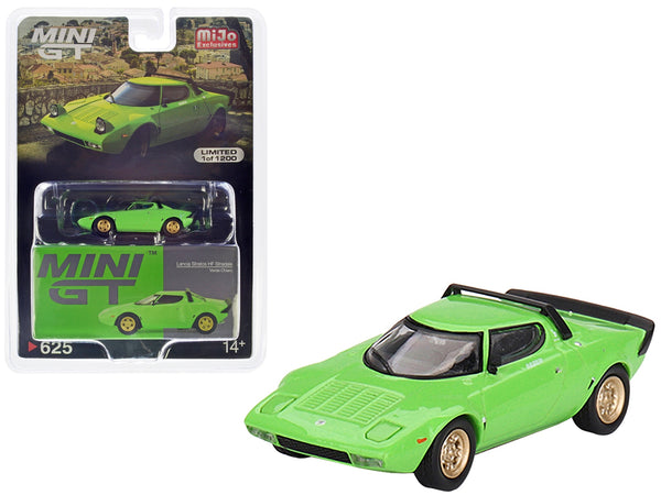Lancia Stratos HF Stradale Verde Chiaro Green Limited Edition to 1200 pieces Worldwide 1/64 Diecast Model Car by True Scale Miniatures