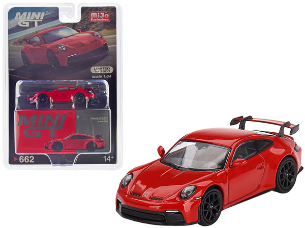 Porsche 911 (992) GT3 Guards Red Limited Edition to 3600 pieces Worldwide 1/64 Diecast Model Car by True Scale Miniatures