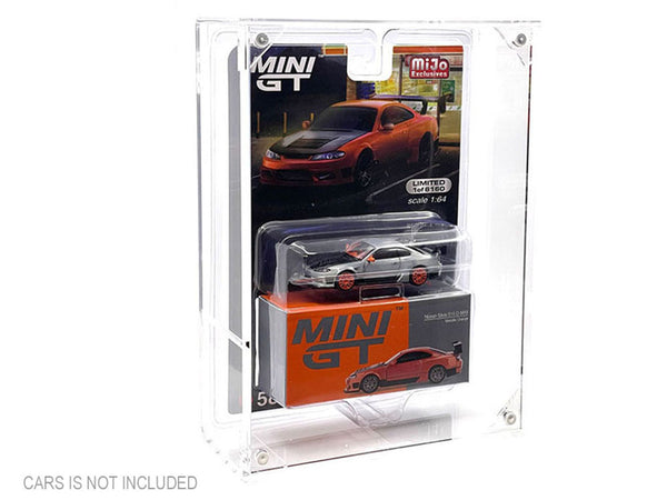 Showcase Premium Collector Single Display Case with Shelf "Mijo Exclusives" for 1/64 Scale Models