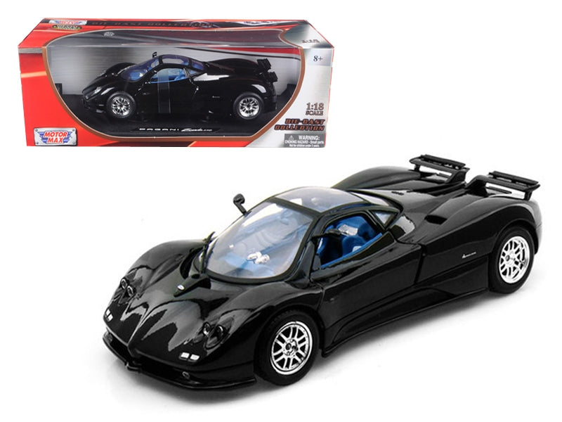 Pagani Zonda C12 Black 1/18 Diecast Model Car by Motormax