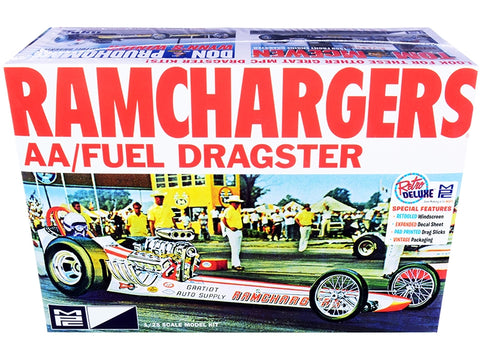 Skill 2 Model Kit Ramchargers AA/Fuel Dragster 1/25 Scale Model by MPC