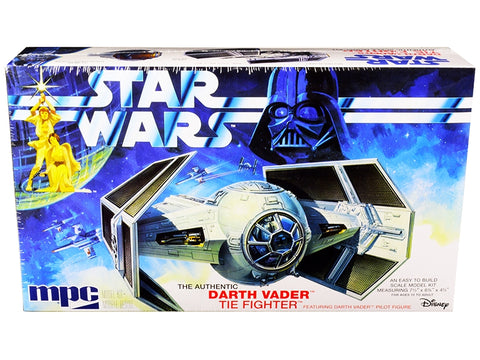 Skill 2 Model Kit Darth Vader's Tie Fighter "Star Wars: Episode IV - A New Hope" (1977) Movie by MPC