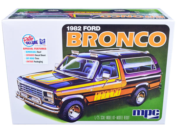 Skill 2 Model Kit 1982 Ford Bronco 1/25 Scale Model by MPC
