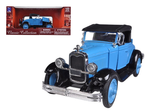 1928 Chevrolet Roadster Blue 1/32 Diecast Model Car by New Ray