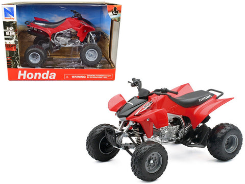 2009 Honda TRX 450R ATV Red 1/12 Diecast Motorcycle Model by New Ray