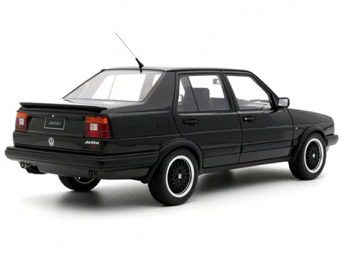1987 Volkswagen Jetta Mk2 Black Limited Edition to 2000 pieces Worldwide 1/18 Model Car by Otto Mobile