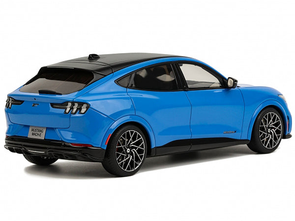 2021 Ford Mustang Mach-E GT Performance Grabber Blue Metallic Limited Edition to 999 pieces Worldwide 1/18 Model Car by Otto Mobile