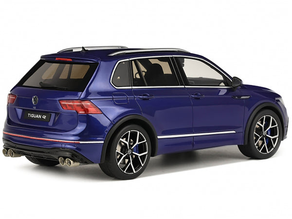 2021 Volkswagen Tiguan R Lapiz Blue Metallic Limited Edition to 1500 pieces Worldwide 1/18 Model Car by Otto Mobile