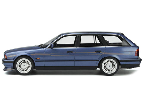BMW E34 Alpina B10 Touring Alpina Blue Metallic Limited Edition to 3000 pieces Worldwide 1/18 Model Car by Otto Mobile