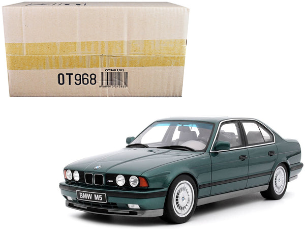 1991 BMW M5 E34 Lagoon Green Metallic "Cecotto" Limited Edition to 3000 pieces Worldwide 1/18 Model Car by Otto Mobile