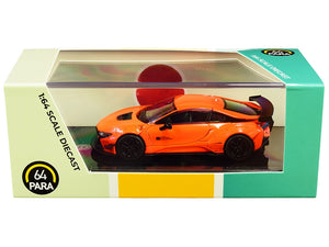 BMW i8 Liberty Walk Orange 1/64 Diecast Model Car by Paragon