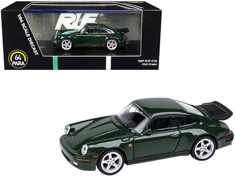 1987 RUF CTR Irish Green 1/64 Diecast Model Car by Paragon Models