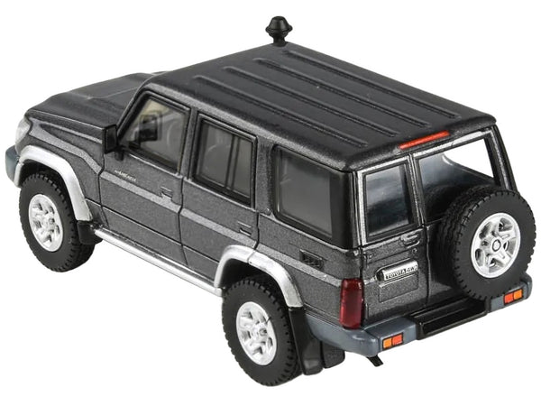 2014 Toyota Land Cruiser 76 Graphite Gray Metallic 1/64 Diecast Model Car by Paragon Models