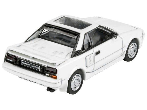 1985 Toyota MR2 MK1 Super White with Sunroof 1/64 Diecast Model Car by Paragon Models