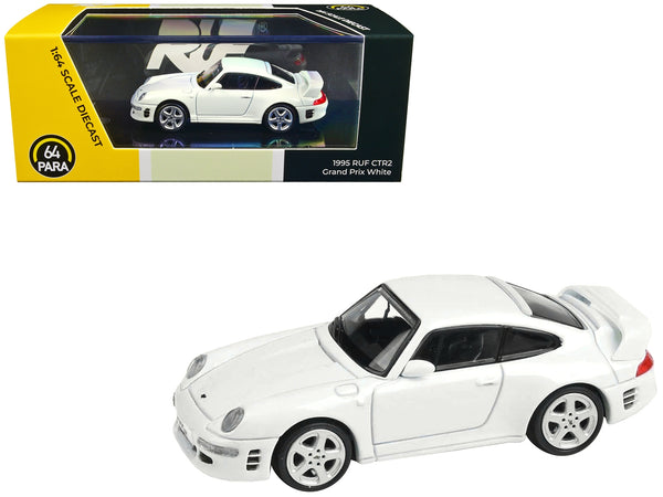 RUF CTR2 Grand Prix White 1/64 Diecast Model Car by Paragon Models