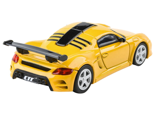 2012 RUF CTR3 Clubsport Blossom Yellow 1/64 Diecast Model Car by Paragon Models