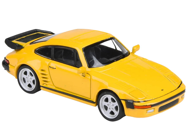 1986 RUF BTR Blossom Yellow 1/64 Diecast Model Car by Paragon Models