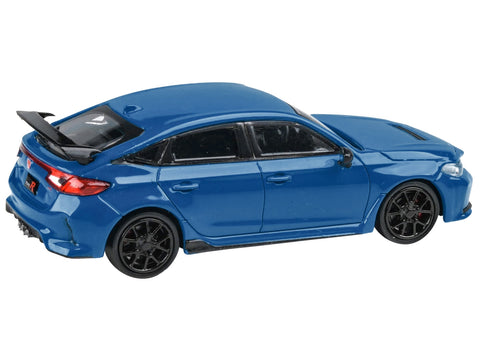 2023 Honda Civic Type R FL5 Boost Blue Pearl 1/64 Diecast Model Car by Paragon Models