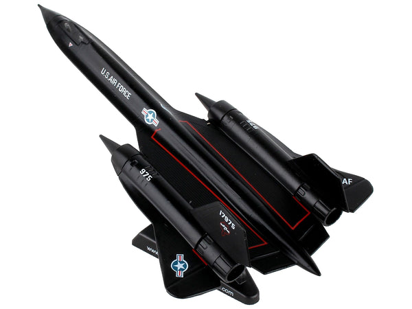 Lockheed SR-71 Blackbird Aircraft "United States Air Force" 1/200 Diecast Model Airplane by Postage Stamp