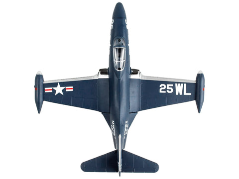Grumman F9F Panther Fighter Aircraft "VMF-311 United States Marine Corps" 1/100 Diecast Model Airplane by Postage Stamp