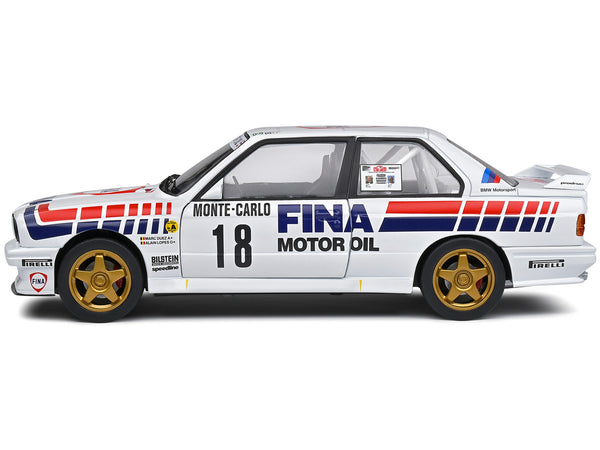 BMW E30 M3 Gr.A #18 Marc Duez - Alain Lopes "Rally Monte-Carlo" (1989) "Competition" Series 1/18 Diecast Model Car by Solido