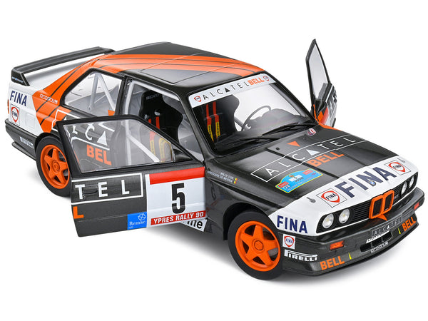 BMW E30 M3 Gr.A #5 Gregoire de Mevius - Willy Lux 3rd Place "Ypres 24 Hours Rally" (1990) "Competition" Series 1/18 Diecast Model Car by Solido