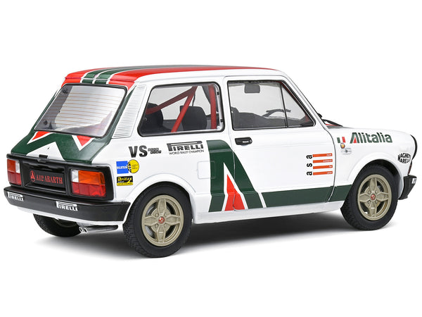 1980 Autobianchi A112 MK 5 Abarth Rally Car "Alitalia" Livery "Competition" Series 1/18 Diecast Model Car by Solido