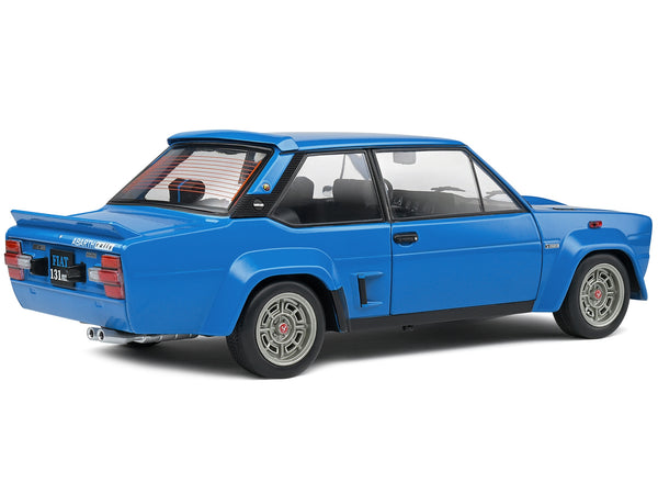 1980 Fiat 131 Abarth Blue 1/18 Diecast Model Car by Solido