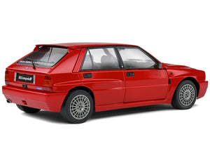 1991 Lancia Delta HF Integrale Rosso Corsa Red 1/18 Diecast Model Car by Solido