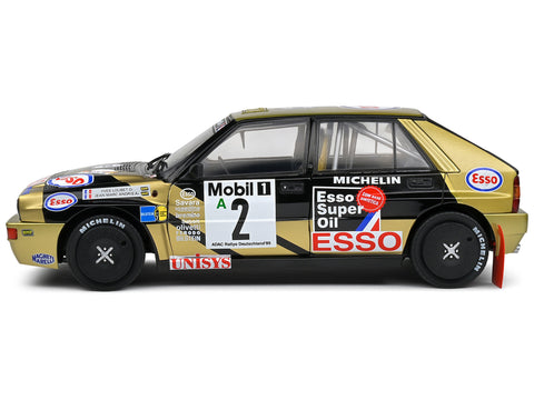 Lancia Delta HF Integrale #2 Yves Loubet - Jean-Marc Andrie 3rd Place "ADAC Rallye Deutschland" (1989) "Competition" Series 1/18 Diecast Model Car by Solido