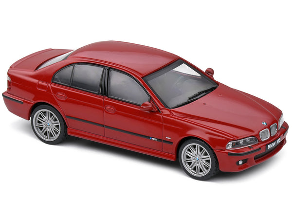 2003 BMW E39 M5 Imola Red 1/43 Diecast Model Car by Solido