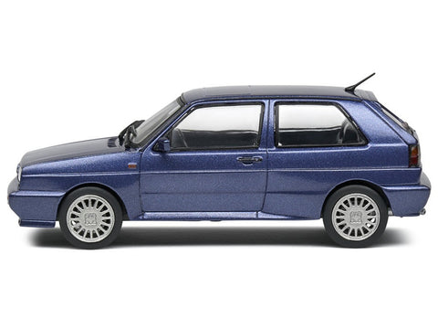 1989 Volkswagen Golf Rallye G60 Syncro Blue Metallic 1/43 Diecast Model Car by Solido