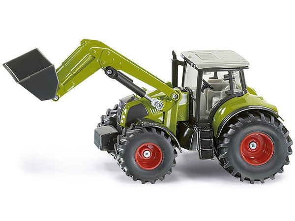 Claas Axion 850 Tractor with Front Loader Green with Gray Top 1/50 Diecast Model by Siku