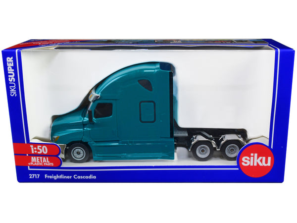 Freightliner Cascadia Tractor Truck Teal 1/50 Diecast Model by Siku