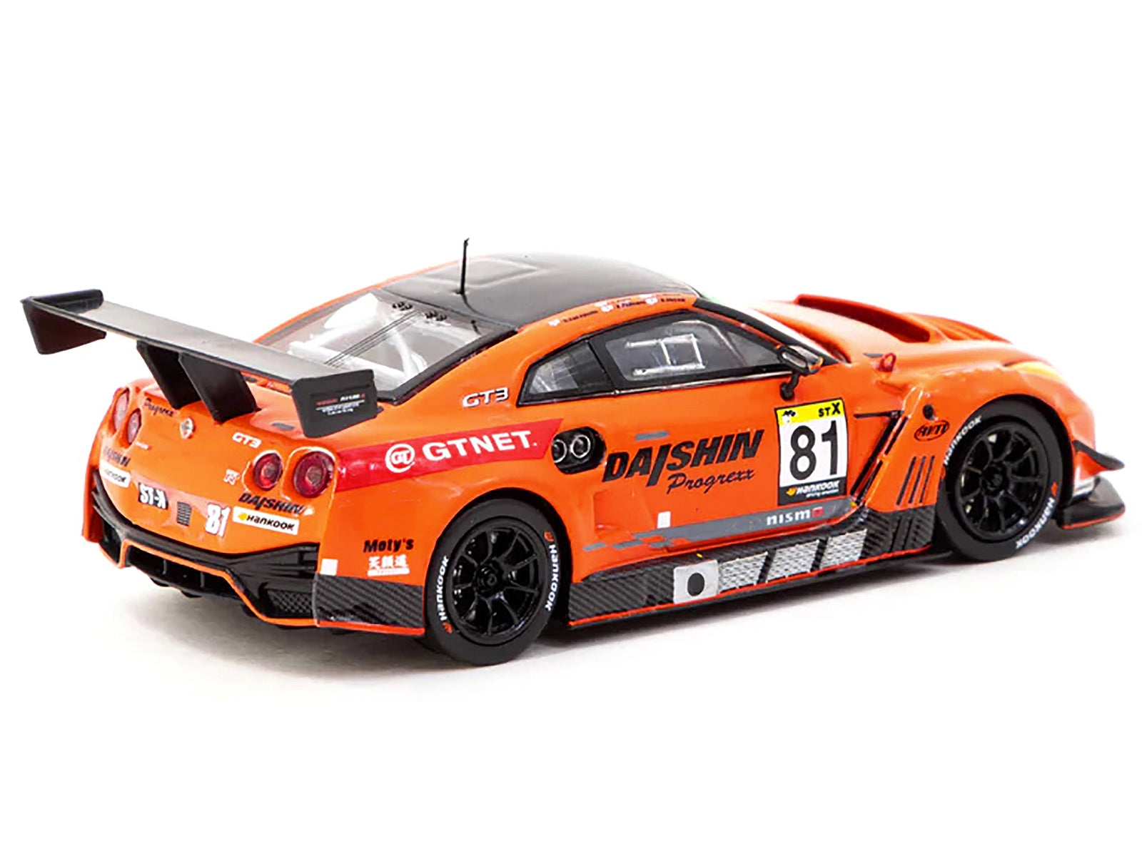 Nissan GT-R NISMO GT3 #81 Noboyuki Oyagi - Takayuki Aoki - Kiyoto Fujinami - Natsu Sakaguchi Winner "Super Taikyu Series - Fuji 24 hours" (2021) "Hobby64" Series 1/64 Diecast Model Car by Tarmac Works