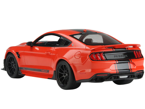 2021 Shelby Super Snake Coupe Red with Black Stripes "USA Exclusive" Series 1/18 Model Car by GT Spirit for ACME