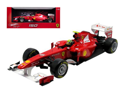 Ferrari 150 Italia #6 Felipe Massa F1 Formula One (2011) 1/18 Diecast Model Car by Hot Wheels